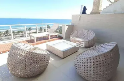 Cobertura 273m2 mobiliada na av. lúcio costa — vista mar, alto padrão e porteira fechada! *baixou o preço*