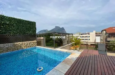 Cobertura com 3 dormitórios para alugar, 436 m² - barra da tijuca - rio de janeiro/rj