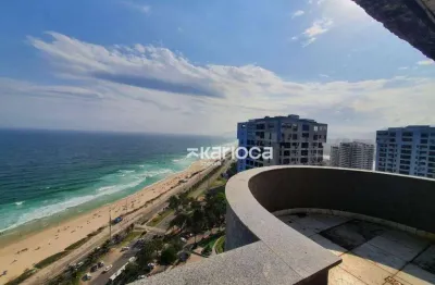 Cobertura com 1 dormitório à venda, 103 m² por r$ 1.400.000 -  avenida lúcio costa - barra da tijuca - rio de janeiro/rj