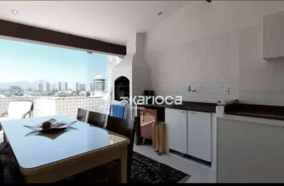 Cobertura com 3 dormitórios à venda, 116 m² por r$ 850.000 -  avenida das américas - recreio dos bandeirantes - rio de janeiro/rj