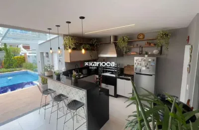 Casa de alto padrão na barra da tijuca - 4 suítes - 420 metros - rio mar