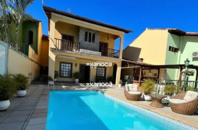 Casa 4 quartos - 320 metros em condomínio fechado na freguesia jacarepaguá - capim melado