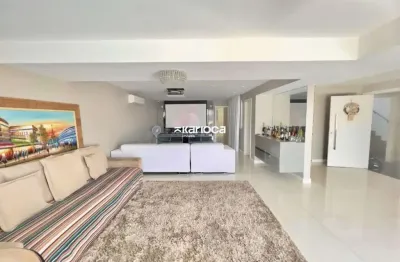 Espetacular cobertura única de 430m2 - 4 suítes - recreio