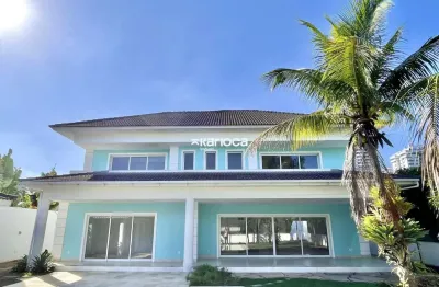 Linda casa em condomínio de 1.000m2 com 6 quartos - barra da tijuca