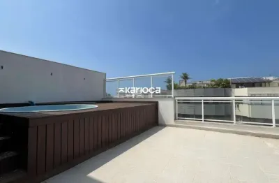 Cobertura de luxo 330m² no recreio: 5 suítes, piscina privativa, 6 vagas, à 3 minutos à pé da praia!