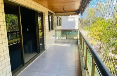 Apartamento frente 3 quartos ( suítes) recreio dos bandeirantes - sol manhã, varanda, 2 vagas