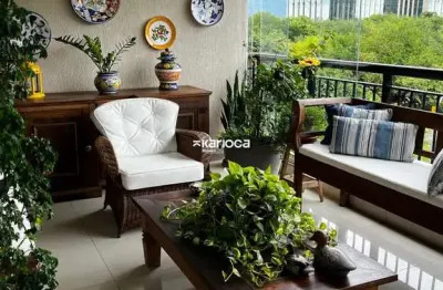 Apartamento 4 quartos( 3 suítes)  3 vagas, península - barra da tijuca, rio de janeiro.