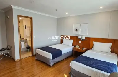 Apart-hotel: dois quartos independentes com suíte à venda na barra da tijuca: conforto, lazer e excelente localização