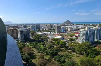 Descubra seu novo lar! condomínio top duplex - apartamento exclusivo com vista mar e mobília completa no recreio!