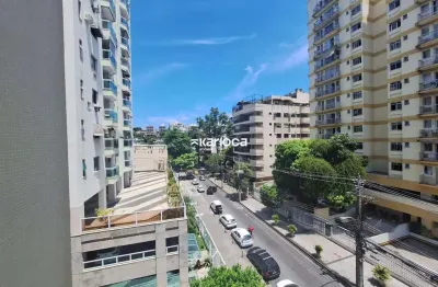 Freguesia área nobre apartamento vazio a venda com 80m² varanda salão 2 quartos dependência 1 vaga.