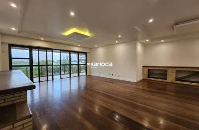 Exuberância, espaço e privacidade: 4 suítes – 240m² de luxo absoluto no park palace, barra da tijuca