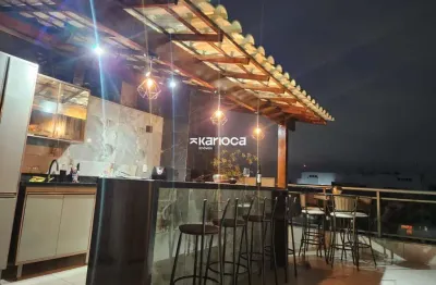 Cobertura duplex  rio 2 com linda vista frontal para lagoa - barra olímpica