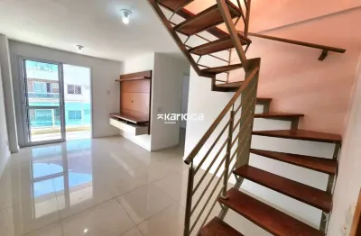 Cobertura duplex espetacular com piscina privativa - 3 quartos - 2 suites - 124 m² - vargem pequena