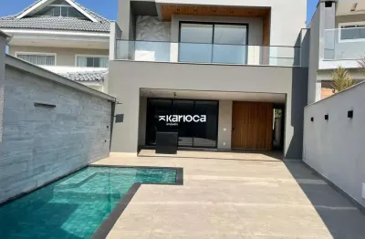 Casa em condomínio fechado com 5 quartos à venda na Estrada Vereador Alceu de Carvalho, 665, Recreio dos Bandeirantes, Rio de Janeiro