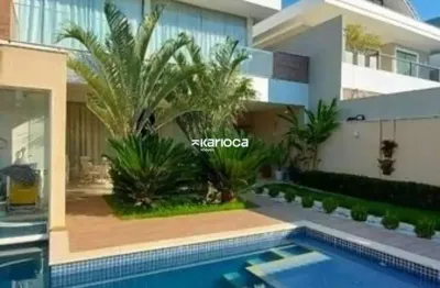 Casa em condomínio fechado com 5 quartos à venda na Estrada Vereador Alceu de Carvalho, 555, Recreio dos Bandeirantes, Rio de Janeiro