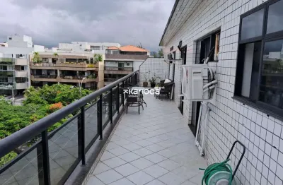 Cobertura para venda com 125m² - recreio dos bandeirantes - r$ 730.000,00