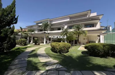 Linda mansão 6 suites 1.490m2 de área total no coração da barra da tijuca *estudo permutas*