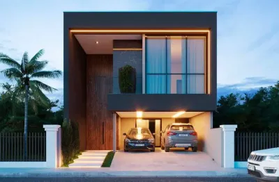 Condomínio garden clube, casa a venda alto padrão com 3 quartos em biguaçu