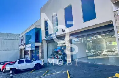 Sala comercial térrea com 110m  e mezanino - bairro nossa senhora de lourdes