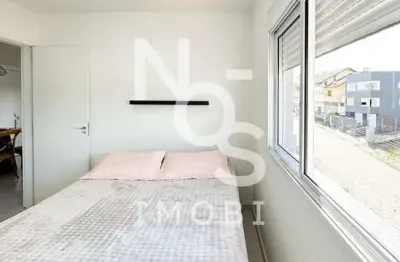 Apartamento com 02 dormitórios semimobiliado - bairro santa lucia