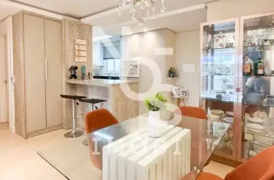 Apartamento semimobiliado 02 dormitórios -villagio iguatemi