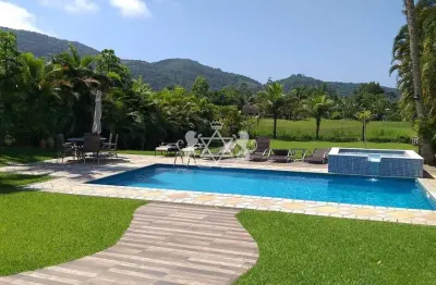 Casa alto padrão costa verde tabatinga à venda ou locação temporada - 5 suítes, caraguatatuba, sp