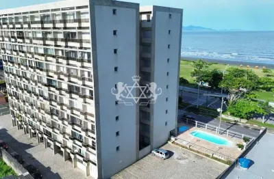 Apartamento à venda em prédio frente mar, porto novo, caraguatatuba, sp