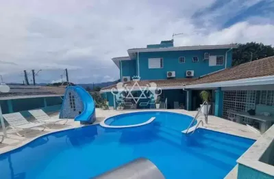 Casa sobrado à venda 8 dorms, praia das palmeiras, caraguatatuba, sp