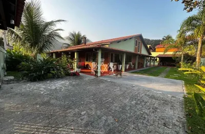 Casa a venda com 620m2/ area do terreno / e 314.03m2 de area util, 3 dormitorios sendo uma suite  no massaguacu, caraguatatuba, sp