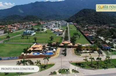 Terreno cond fechado a venda, costa nova, caraguatatuba, sp