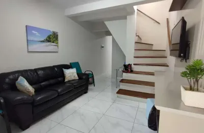 Sobrado 2 suites, 2 vagas - proximo a praia no jardim aruan, caraguatatuba, sp - reformado