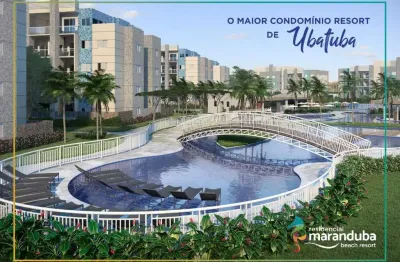 Oportunidade imperdivel de apartamento garden a venda no maior condominio resort de ubatuba, na praia do sape