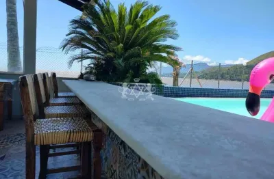 Casa frente mar condominio fechado a venda, enseada, sao sebastiao, sp