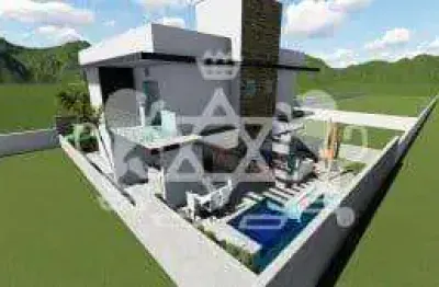 Casa na planta a venda, projeto arquitetonico moderno, bairro do indaia, litoral norte de caraguatatuba - sp.