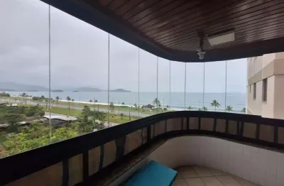 Belissimo apartamento vista mar 100 metros da praia, 03 dormitorios sendo 01 com suite e sacada, a venda , massaguacu - caraguatatuba, sp