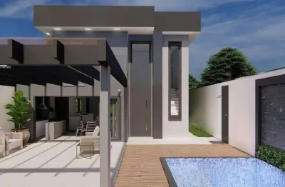 Casa  recem construida a venda - alto padrao em massaguacu, caraguatatuba, sp