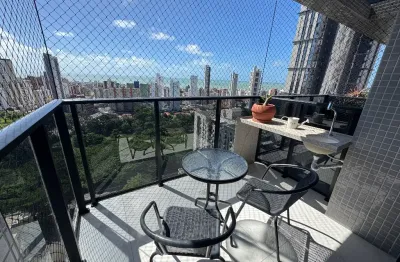 Apartamento porteira fechada - 02 suítes - 02 vagas - depósito privativo - miramar - joão pessoa/pb