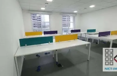 Conjunto comercial (260m²), 3 banheiros, 6 vagas, terraço. a 200 metros do shopping morumbi