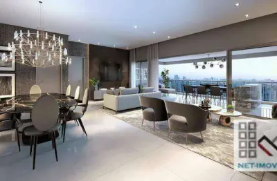 Apartamento 3 dormitórios (161m²), 3 suítes, terraço, 2 vagas. a 250 metros da estação aacd-servidor
