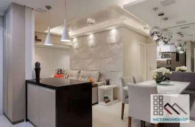 Apartamento 2 dormitórios (74m²), 1 suíte, terraço grill, 2 vagas. um show de apartamento