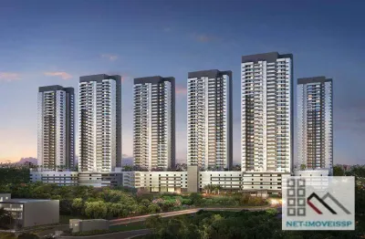 Apartamento 2 dormitórios (73m²), 1 suíte, 1 vaga, varanda. próximo dos shoppings jardim sul e town shopping morumbi