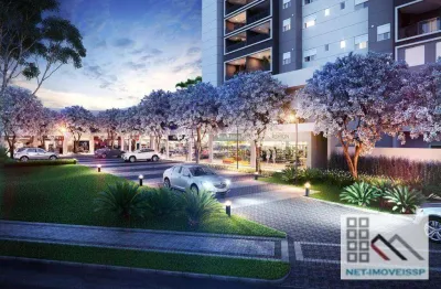 Apartamento 2 dormitórios (65m²), 1 suíte, 1 vaga, terraço gourmet. a 200 metros da estação giovanni gronchi