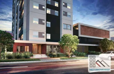 Apartamento 2 dormitórios (50m²), 1 banheiro, 1 vaga, varanda. ao lado da estação giovanni gronchi