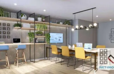 Apartamento 1 dormitório (38m²), 1 suíte, terraço. ao lado da estação giovanni gronchi