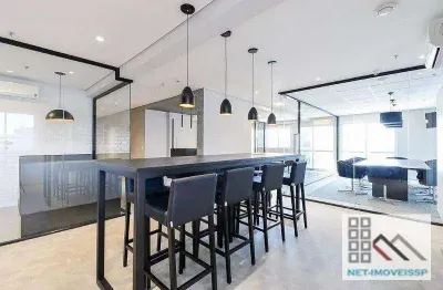 Conjunto comercial (200m²), 4 banheiros, 4 vagas, varanda. na melhor região da berrini