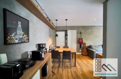 Apartamento 1 dormitórios (45,31m²), 1 vaga. próximo do shopping pátio higienópolis
