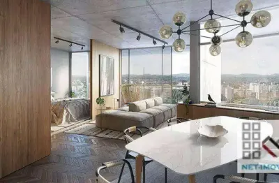 Apartamento 1 dormitório (61m²), 1 banheiro, varanda, 2 vagas. próximo do shopping vila olímpia
