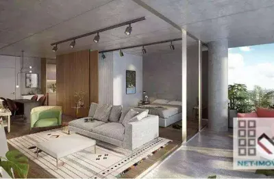 Apartamento 1 dormitório (63,57m²), 1 banheiro, varanda, 2 vagas. próximo do shopping vila olímpia