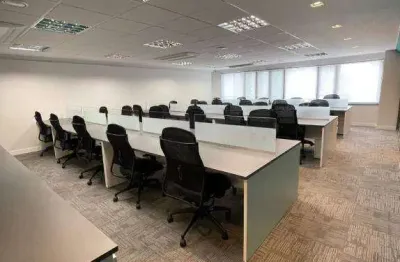 Conjunto comercial (171,81m²), 4 banheiros, 100% mobiliado, 4 vagas. o seu escritório no melhor da vila olímpia