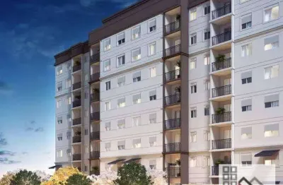 Apartamento 2 dormitórios (55m²), 1 suíte, 1 vaga, terraço. a 200 metros da estação domingos de morais